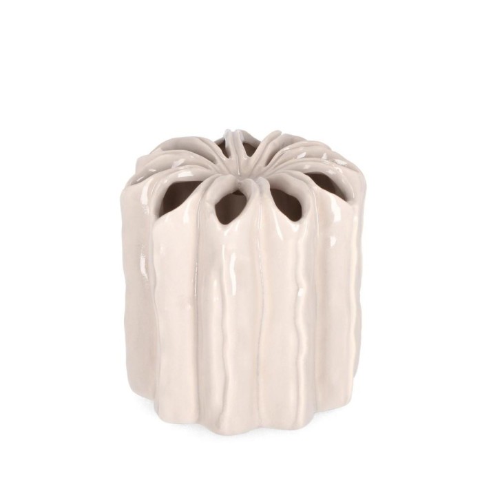 VASO KICHI TONDO ROSA H.15,5